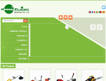 Tablet Screenshot of greenplanet.in